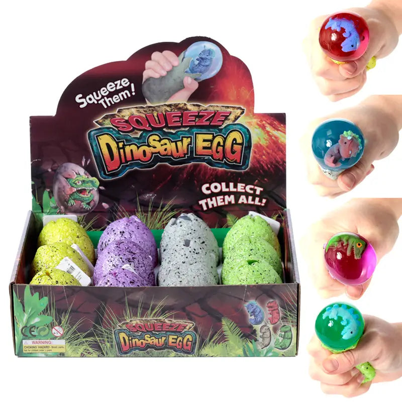 Squish Dinosaurier Ei assortiert