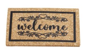Wichtelzubehör Fussmatte Kork Welcome
