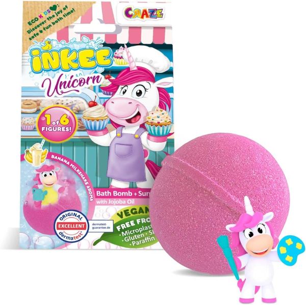 CRAZE Überraschungsbadekugel Einhorn