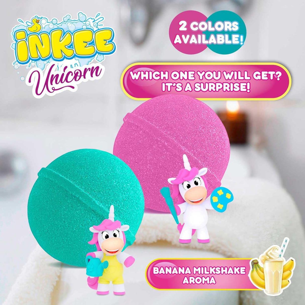 CRAZE Überraschungsbadekugel Einhorn