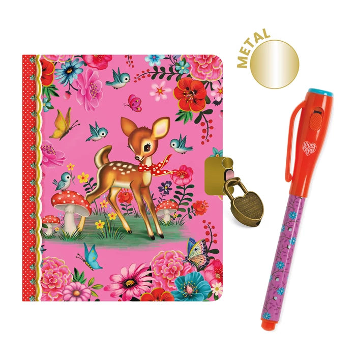 Tagebuch Reh mit magischem Stift