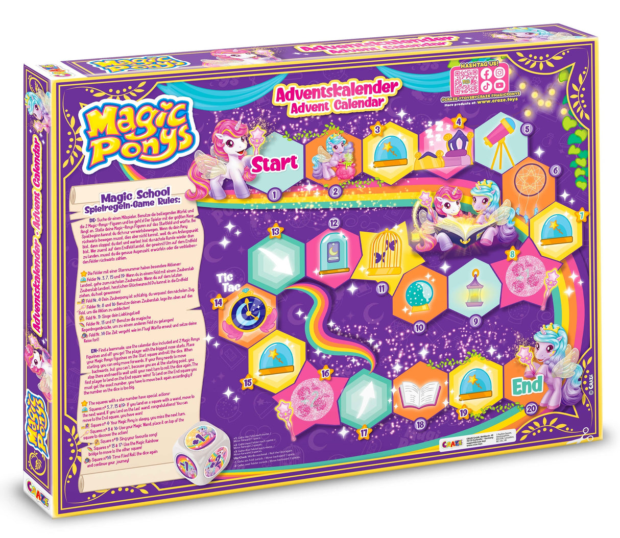 CRAZE Adventskalender Magic Ponys