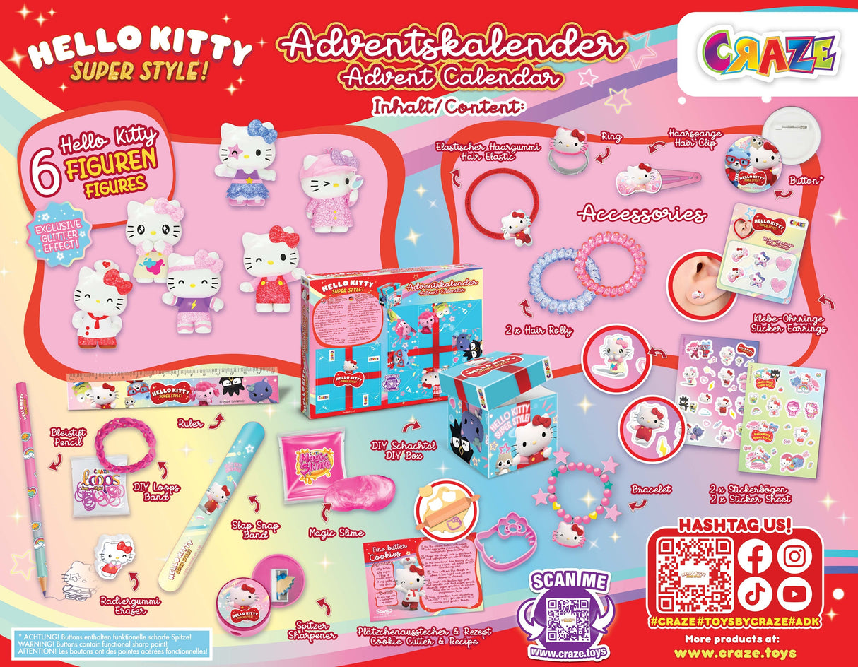 CRAZE Adventskalender Hello Kitty