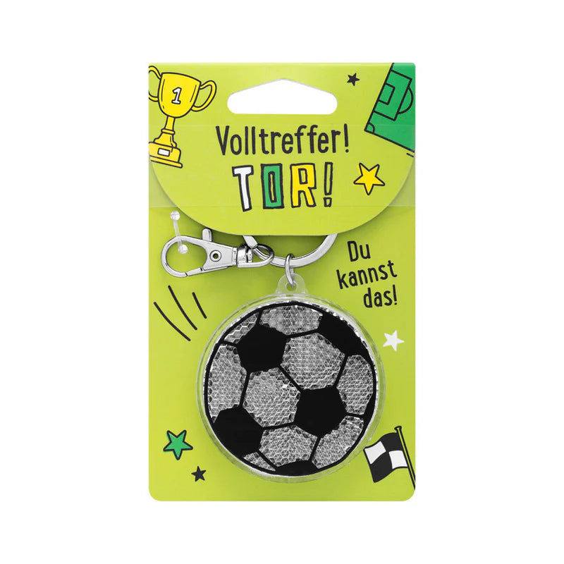 Reflektoranhänger Rund Fussball