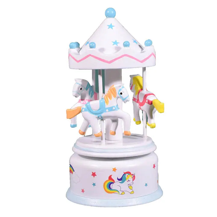 Musikdose Spielkarussell Pferd Einhorn