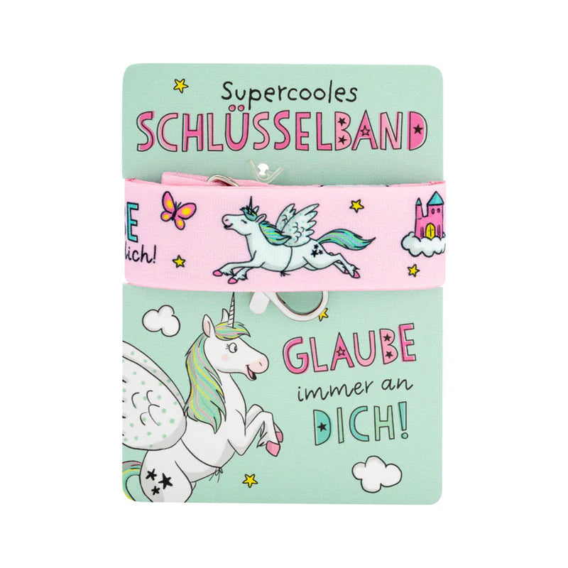 Schlüsselband Einhorn