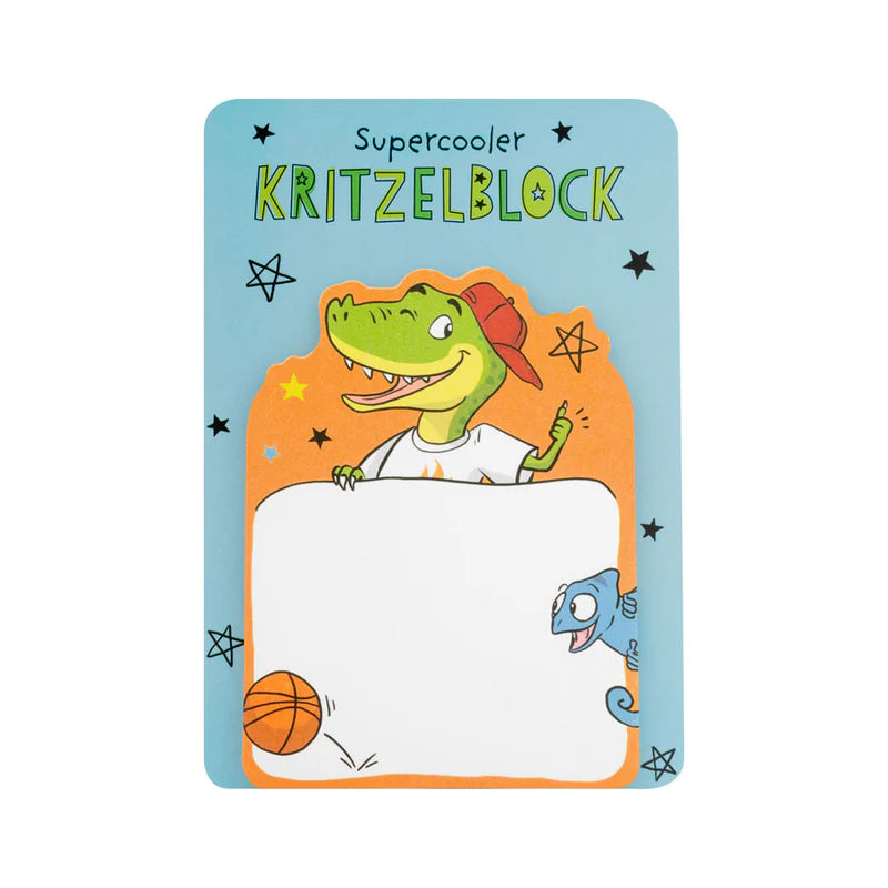 Notizblock Kritzelblock Dino