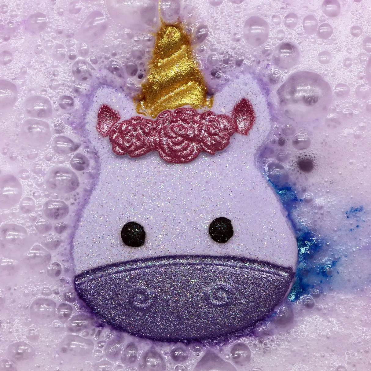 Badekugel Mini handgemacht Einhornkopf