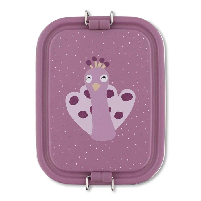 Edelstahl Znünibox Trixie Pfau