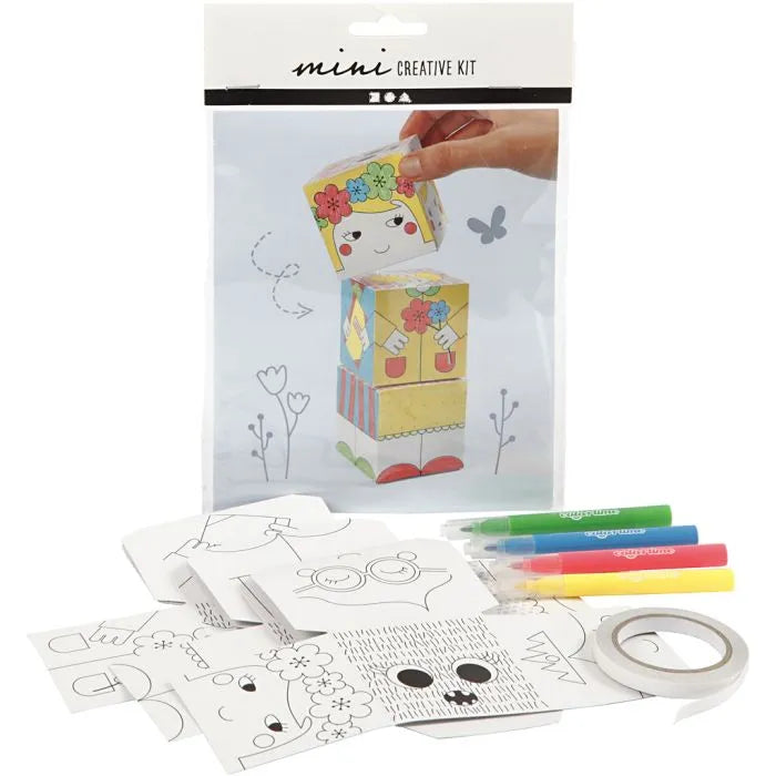 Bastelset Kinder Würfel Prinzessin