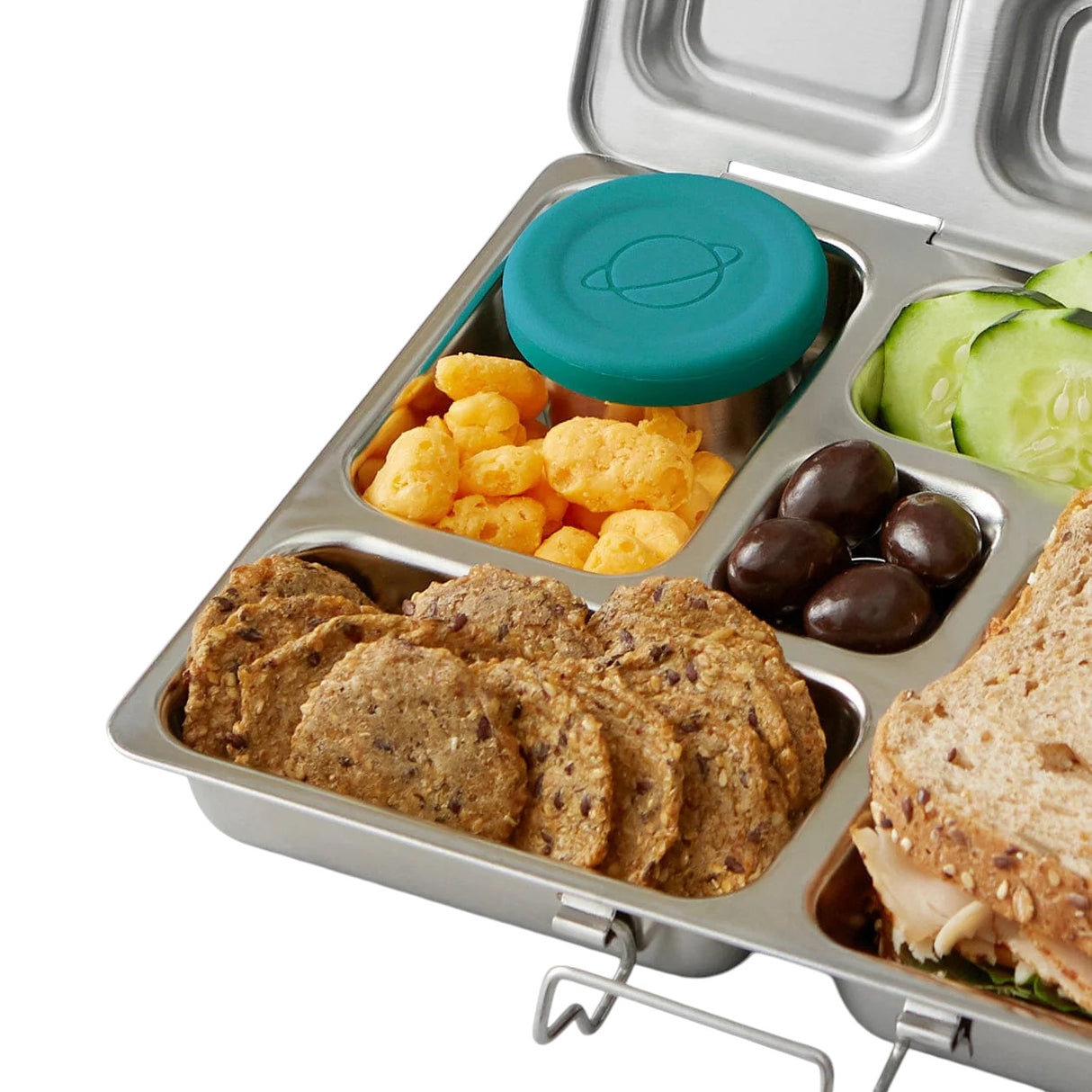 Edelstahlbehälter PlanetBox Little Dipper Türkis