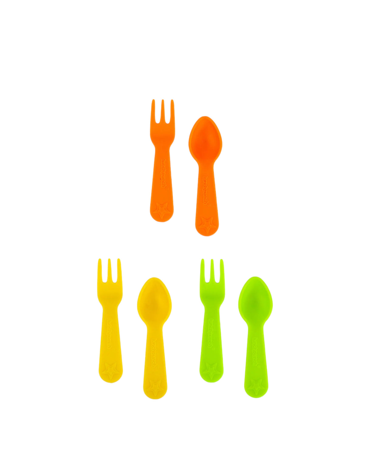 Mini Besteck Lunch Punch 6er Set Brights
