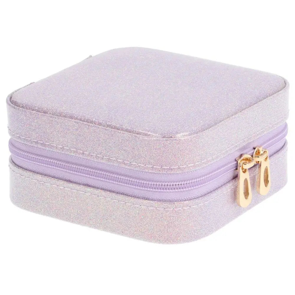 Schmuckbox Glitzer Flieder