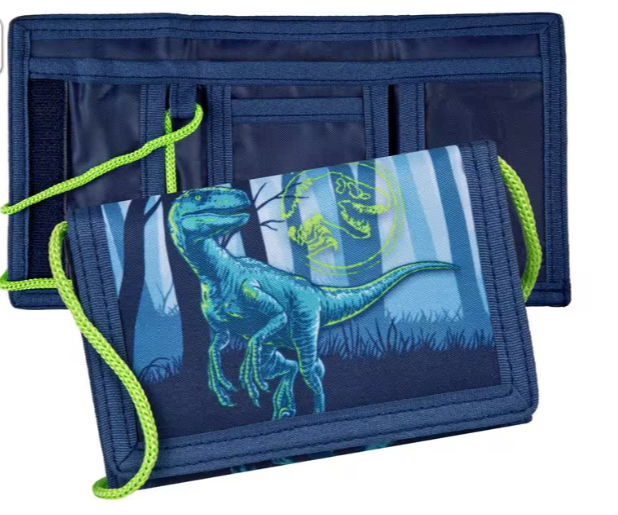 Kinder Portemonnaie Jurassic World Blau