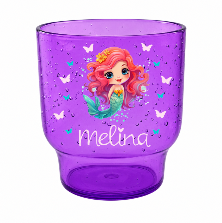 Zahnputz Trinkbecher Bubble Violett