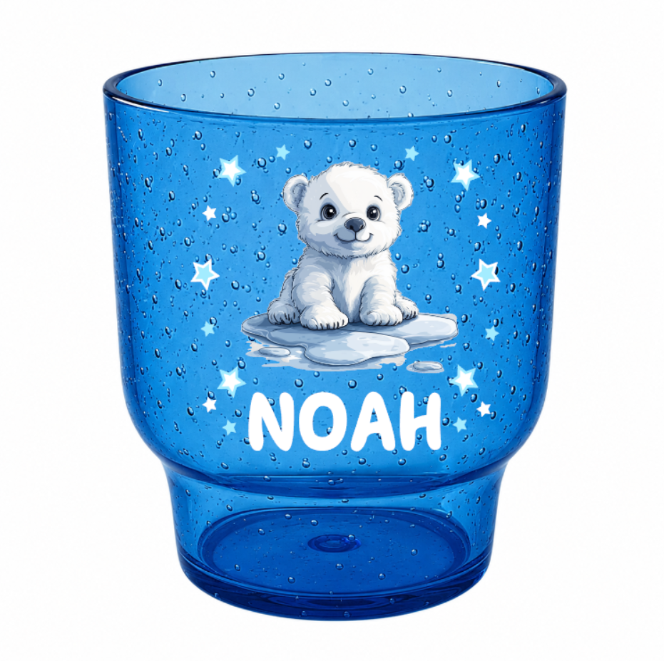 Zahnputz Trinkbecher Bubble Blau