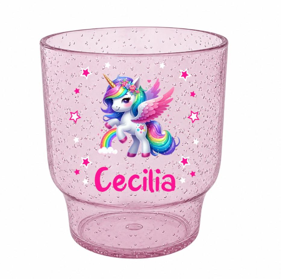 Zahnputz Trinkbecher Bubble Rosa