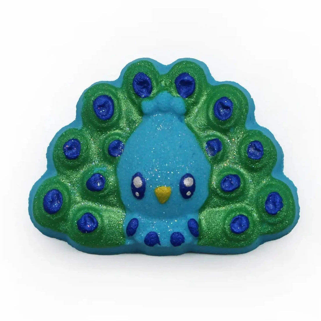 Badekugel handgemacht Pfau