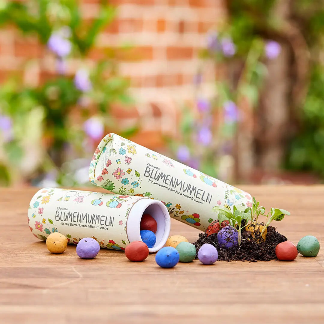 Blumenmurmeln in Dose 25 Stück