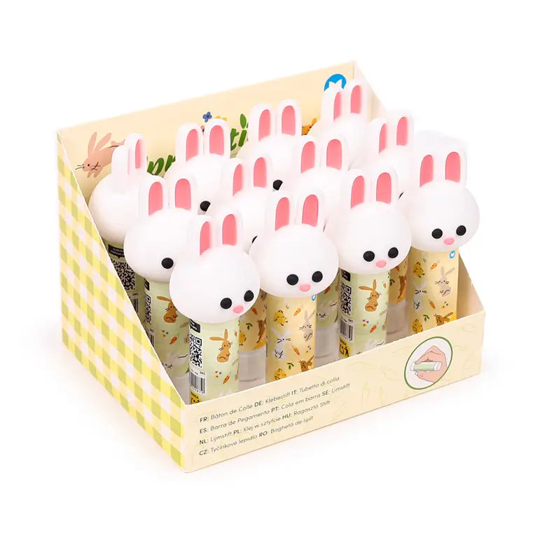 Klebestift Hase assortiert