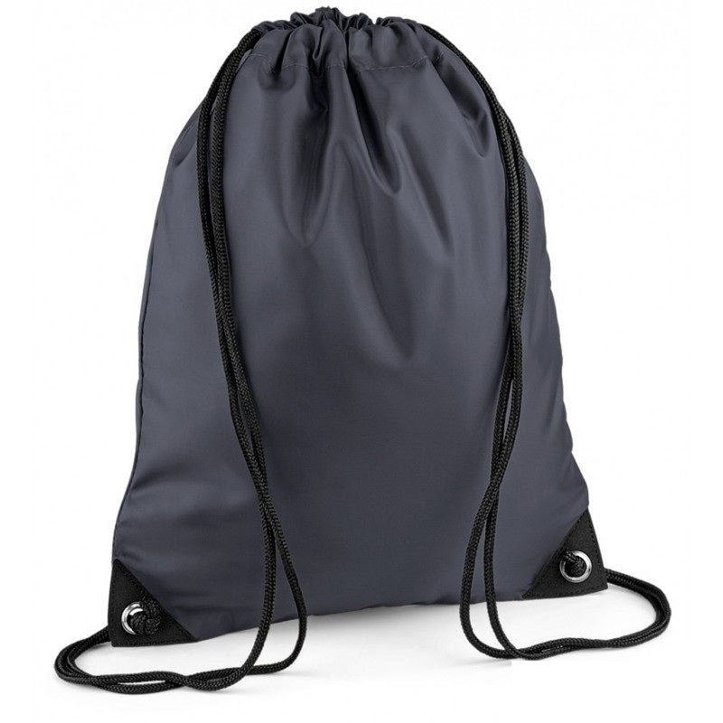 Turnbeutel Kinder Polyester Dunkelgrau