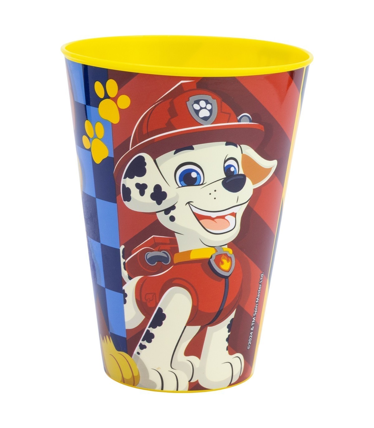 Comic Zahnputz Trinkbecher Paw Patrol Blau Gelb