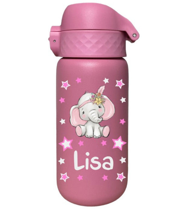 Kinder Thermosflasche Ion8 350ml Rosa