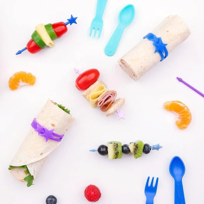 Mini Besteck Lunch Punch 6er Set Blau