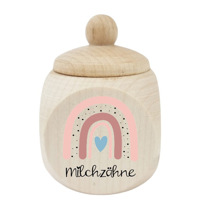 Milchzahndose Regenbogen 1