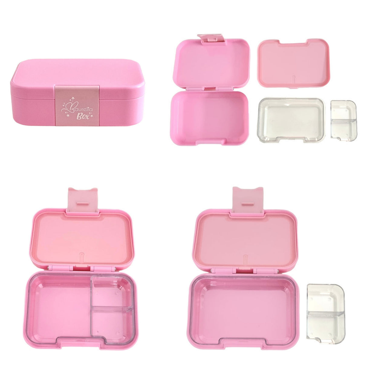 SET Znünibox und Trinkflasche Baurelia Box Mini mit Camelbak Kids Rosa