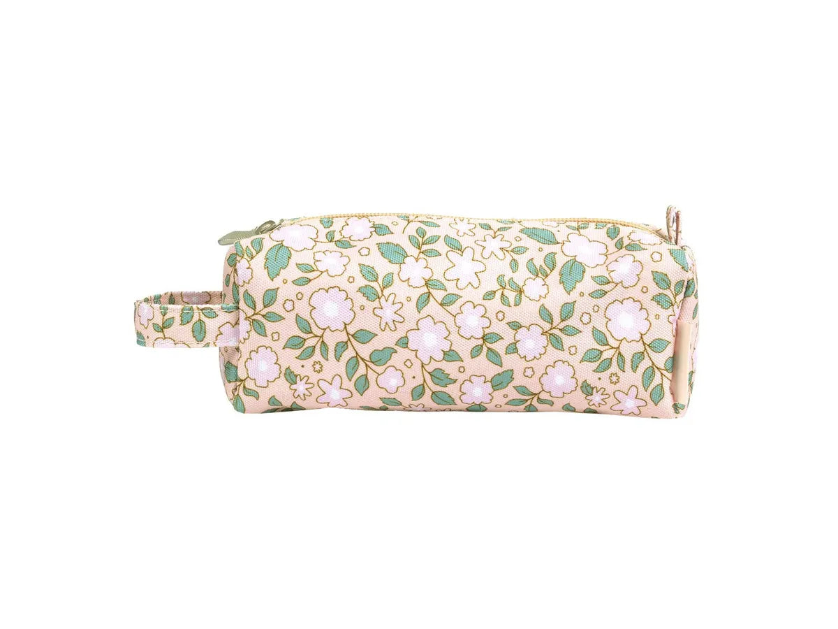 Stifteetui Blumen Rosa