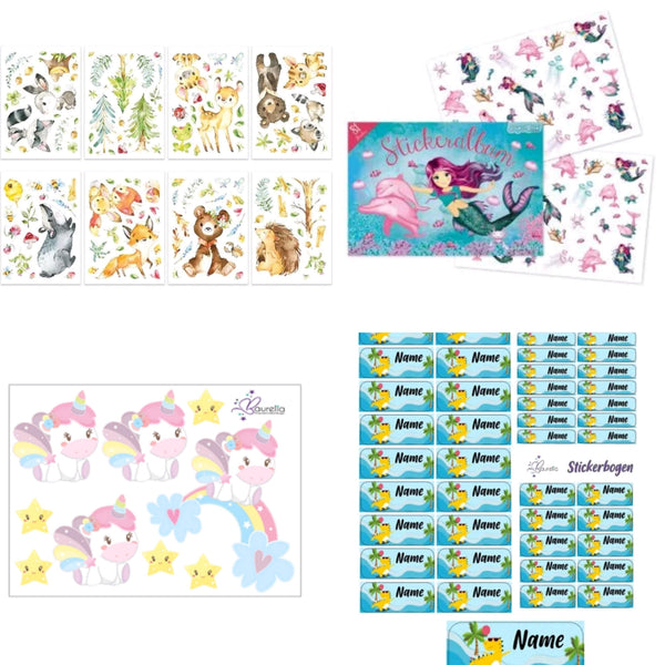 sticker, sticker kinder kaufen, sticker personalisiert, sticker kinder personalisiert, sticker mit name personalisiert, sticker für schulartikel, stickerbögen, stickeralbum kinder, stickers mit name