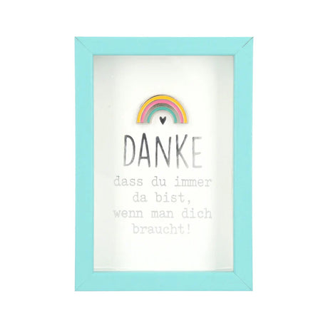 Bilderrahmen mit Spruch