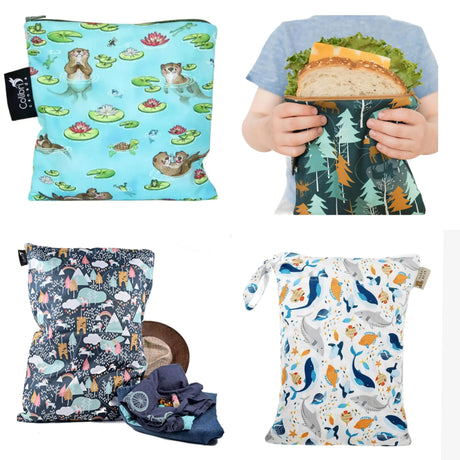 Lunchbags mit Klettverschluss