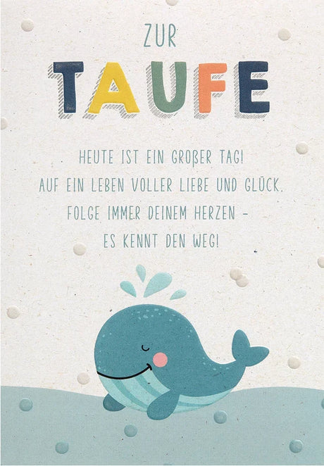 Taufkarten für Kinder mit verschiedenen Motiven – Glückwunschkarten zur Taufe