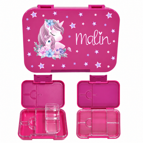 Baurelia Box Maxi – personalisierte Znünibox für Kinder mit Name und Wunschmotiv