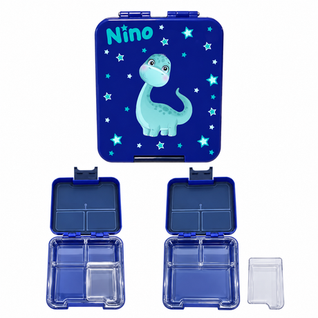 Baurelia Box Midi – personalisierte Znünibox für Kinder mit Name und Wunschmotiv
