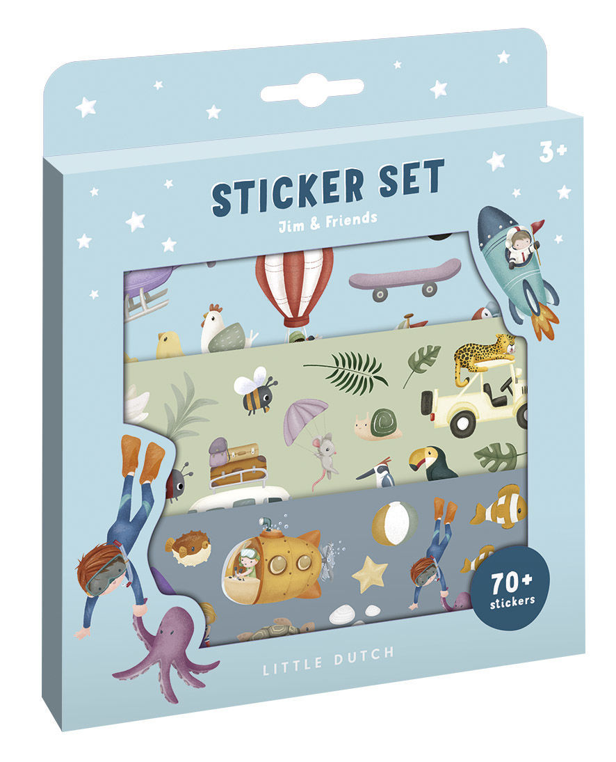 Little Dutch Stickerset Jim & Friends