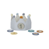 Geburtstagskrone mit Zahlen Little Dutch Blau