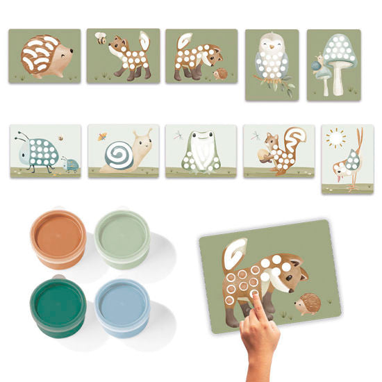 Little Dutch Fingermalset Forest Friends