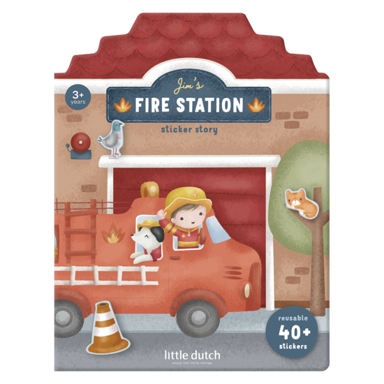 Little Dutch Wiederverwendbares Stickerheft Jim