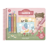 Little Dutch Zaubermalbuch Rosa