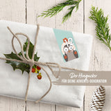 Adventszahlen für Adventskalender Waldtiere