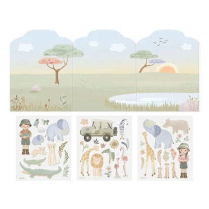 Little Dutch Stickerbuch Safari Friends