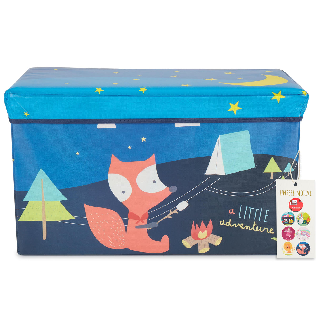 Erinnerungsbox, Spielbox & Sitzbank Camping