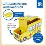 Erinnerungsbox, Spielbox & Sitzbank Schulbus