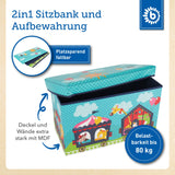 Erinnerungsbox, Spielbox & Sitzbank Zirkus