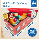 Erinnerungsbox, Spielbox & Sitzbank Feuerwehr