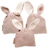 Osternest Hasetasche aus Musselin Beige