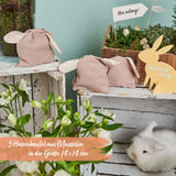 Osternest Hasetasche aus Musselin Beige